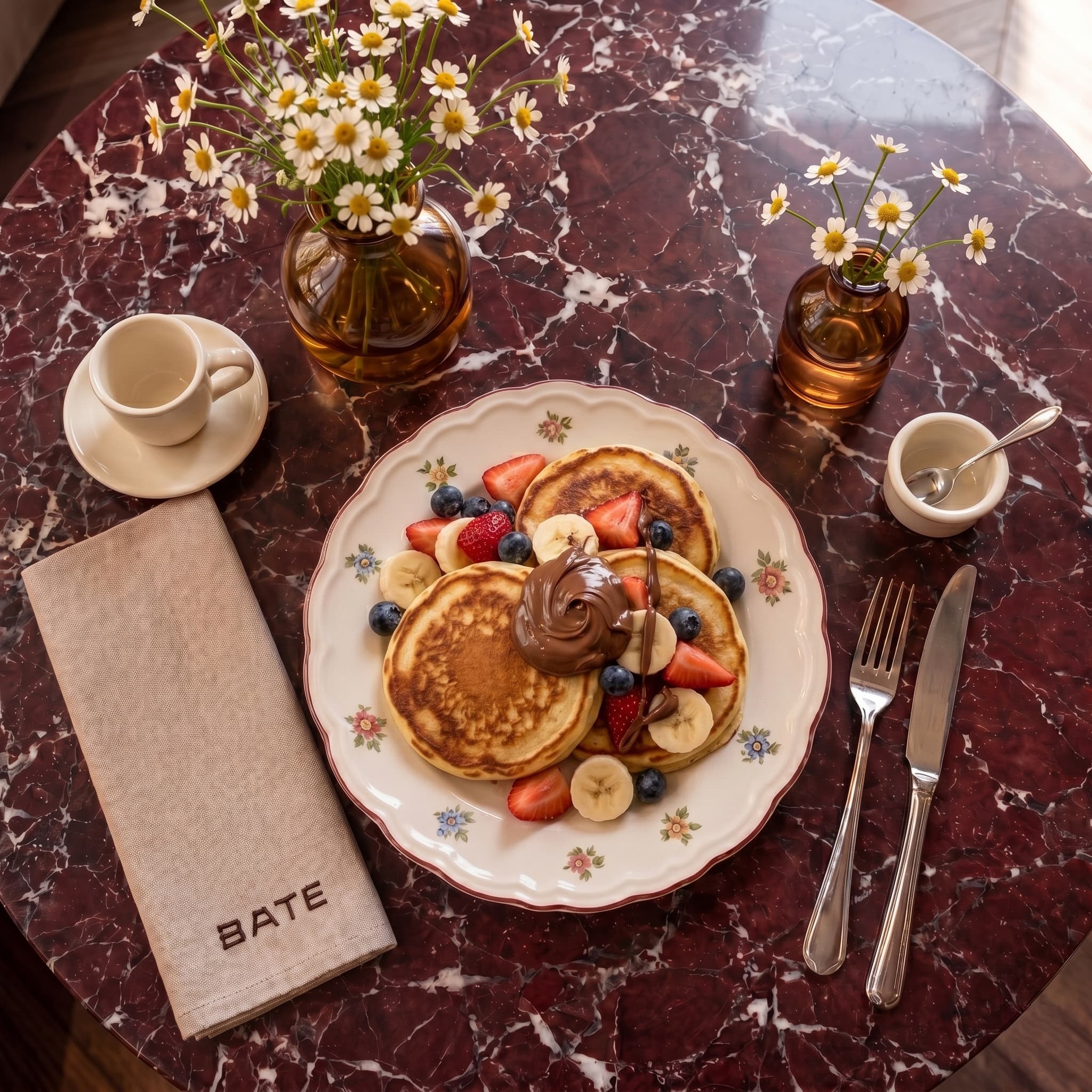 Fruit with Pancakes
